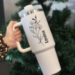 Vaso Térmico Personalizado de 40 oz con Mango y Grabado Láser